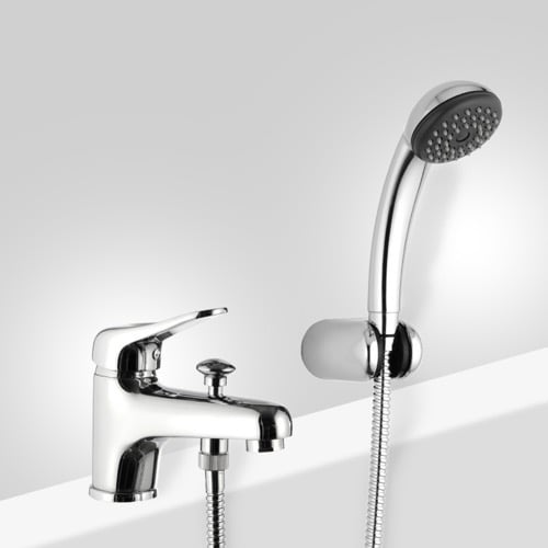 Chrome Bathtub Faucet with Personal Shower Remer K03